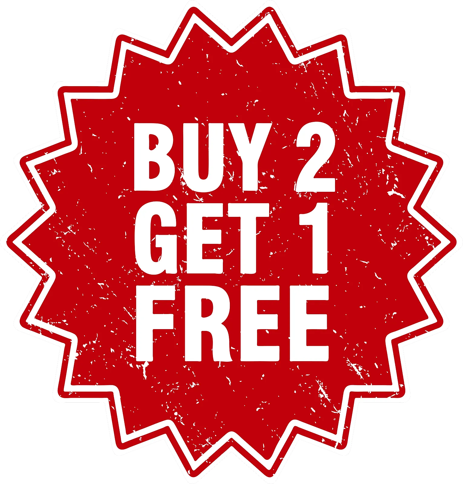 Buy 2, Get 1 FREE